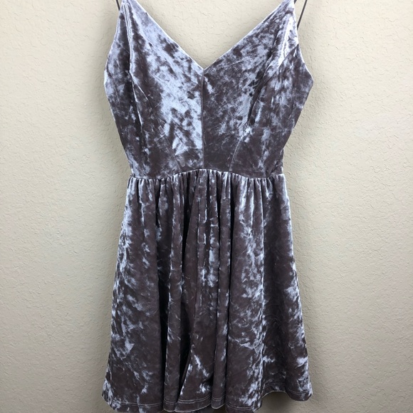 Silence + Noise Women's Skort Dress, Gray Medium - Picture 4 of 8